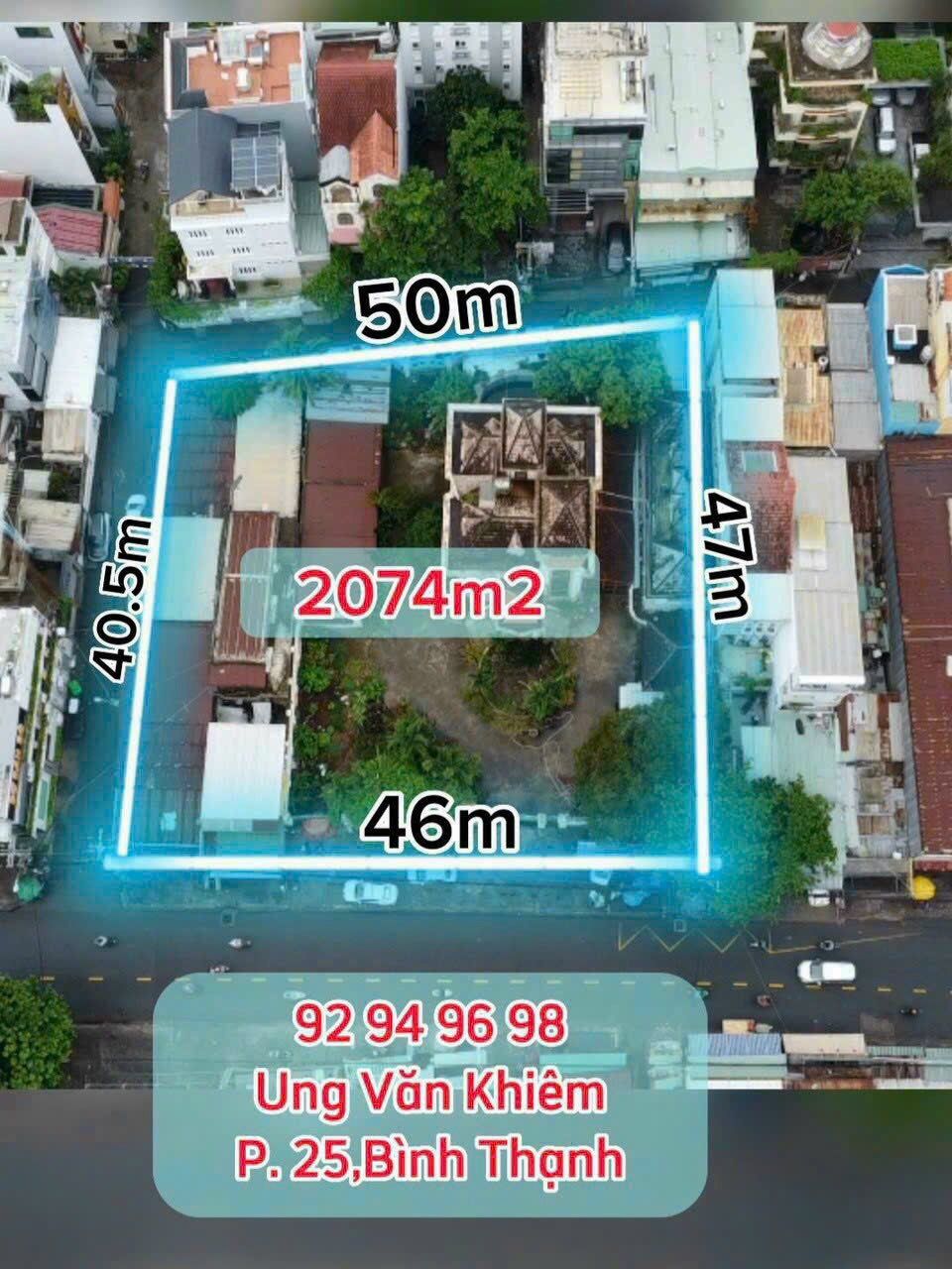 Bán biệt thự mặt tiền 92 94 96 98 Ung Văn Khiêm phường 25 quận Bình Thạnh