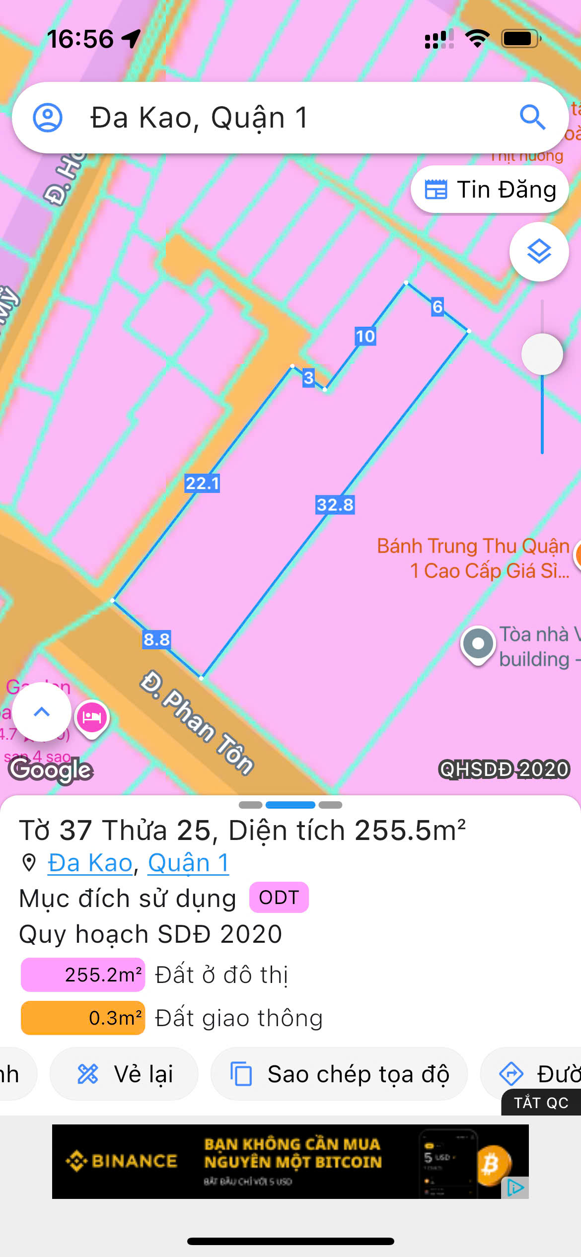 Bán đất 16 Bis Phan Tôn Quận 1