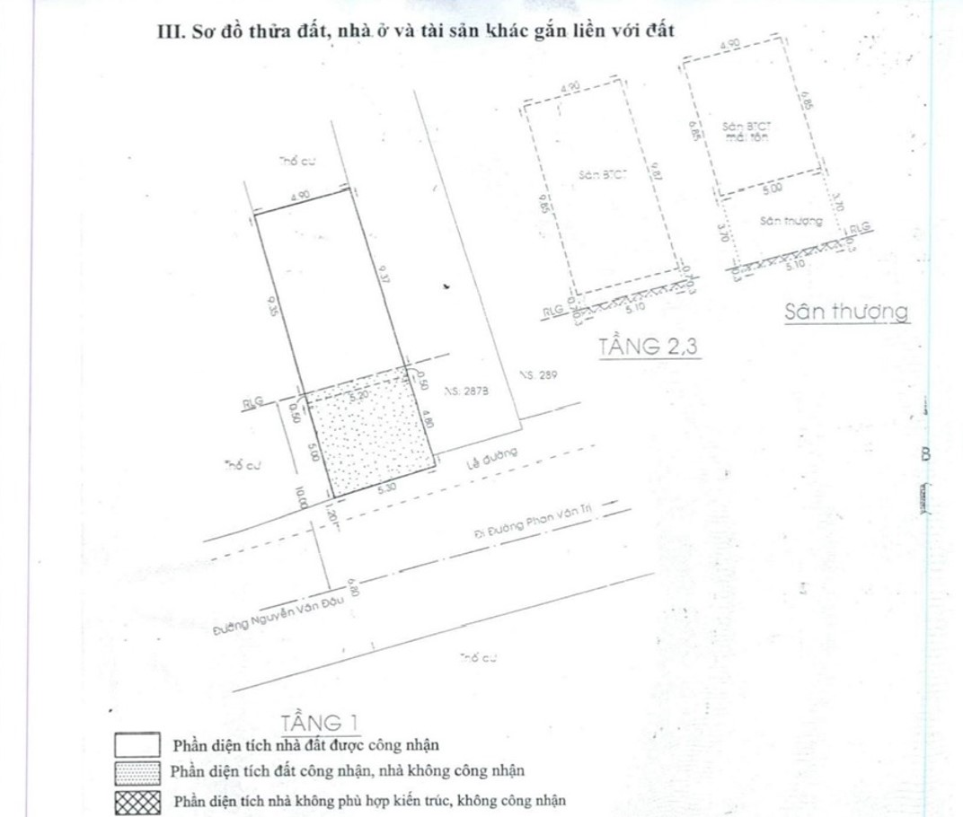 Bán nhà 287 đường Nguyễn Văn Đậu quận Bình Thạnh