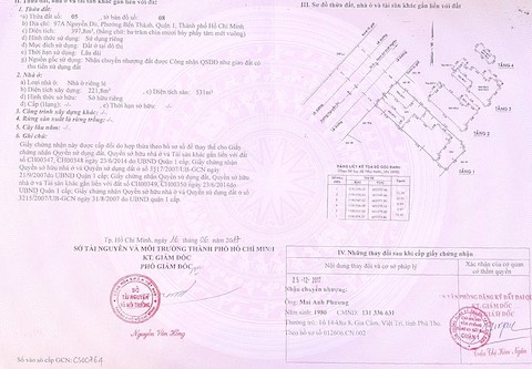 Bán nhà 97A Nguyễn Du phường Bến Thành Quận 1